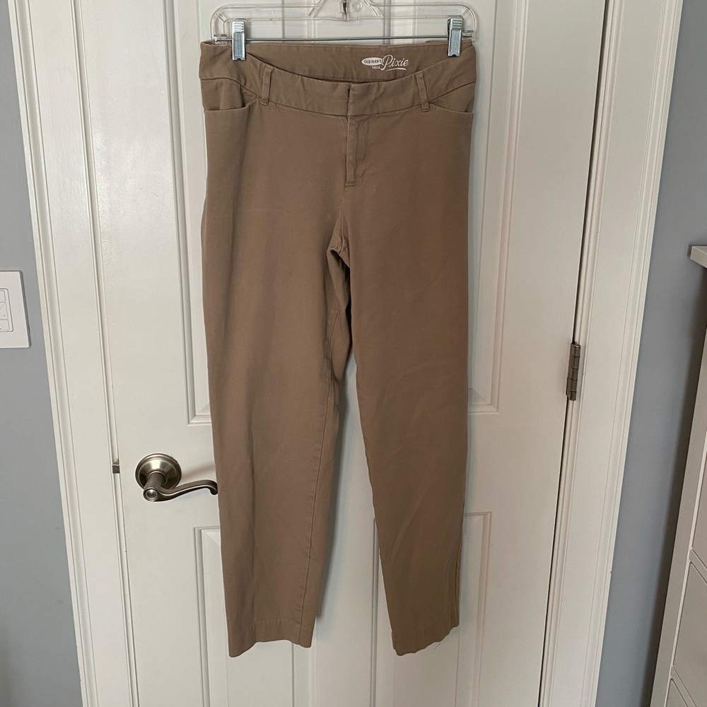 Tan old navy pixie pants